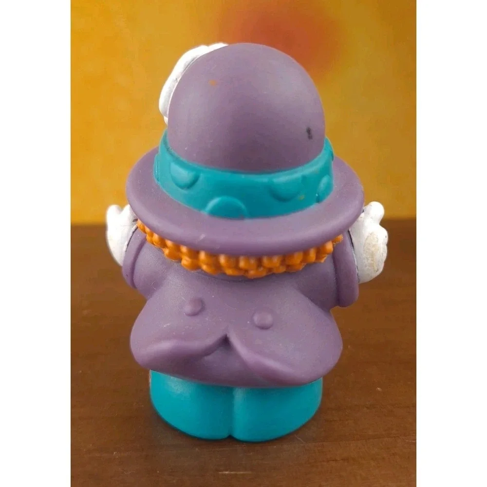 Fisher Price Little People Clown Smiley Circus 1997 Purple Coat